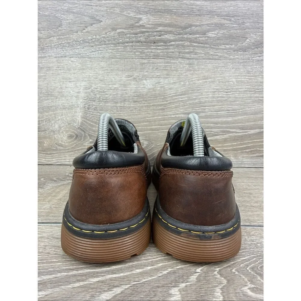 Dr Martens Tipton Slip On Men’s Sz 8/Women’s 9 Brown Leather Oxford Shoes